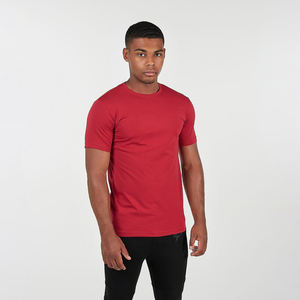 <b>Hot</b> Selling Summer Short Sleeve Customized Fabric 100% <b>Combed</b> Cotton Jersey 160-200GSM Heavyweight T-shirts - Product Image 3