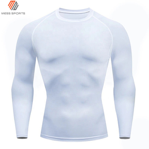 Chemise de sport à manches longues pour homme, noire, à séchage rapide, en polyester, pour adulte - Product Image 5