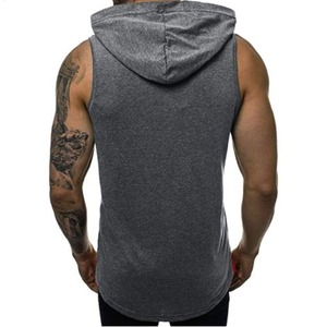Wholesale OEM custom men's sports vest muscle bodybuilding tank top loose fit stringer training tank tops - Product Image 5