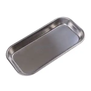 High-Quality Stainless Steel Flat Tray for Medical and Dental Use - Made in Pakistan