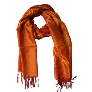Lana gg jacquard Varanasi bufanda marrón - Product Image 6