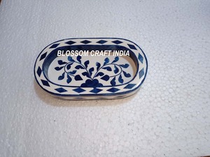 Lujosa bandeja de resina con incrustaciones de hueso, caja quemadora Bakhoor, jazmín, Sándalo, almizcle, semilla, estrella, anís, tapón para difusor de incienso de la India - Product Image 5