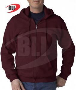 Sudaderas con capucha de invierno con cremallera para hombre de la mejor calidad 100% poliéster polar logotipo personalizado patrón a cuadros ropa informal - Product Image 4