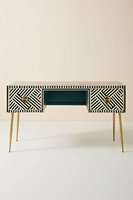 Table console en incrustation d'os, toutes les entreprises de fabrication de meubles en Inde, services de personnalisation disponibles