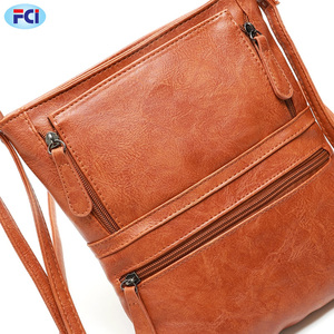 กระเป๋าสะพายข้างหนังสไตล์วินเทจสำหรับผู้หญิงกระเป๋าสะพายข้างผ้าคอตตอนพร้อมซิปปิดสำหรับการเดินทาง - Product Image 5