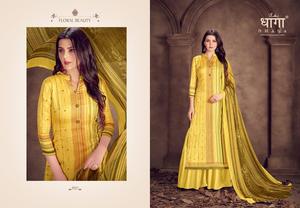 New Look Designer Party Wear Kurtas à manches longues avec Palazzo Dupatta Couleur verte brodée lourde Toutes les tailles sont disponibles en vêtement Shalwar Kameez - Product Image 4