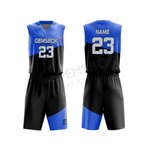 Ensembles d'uniformes de basket-ball pour hommes imprimés sur mesure vêtements de sport sublimés respirants vêtements de basket-ball en gros - Product Image 5