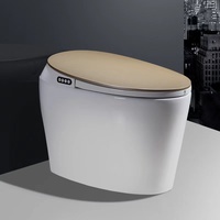 Salle de bain intelligente intelligente électrique une pièce bidet toilette