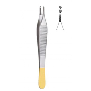 Pinces à tissus Adson Brown manuelles en acier inoxydable durables pour les instruments de chirurgie dentaire - Product Image 5