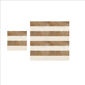 Baldosas de porcelana de superficie antideslizante con acabado de madera para estacionamiento 400x400mm - Product Image 1