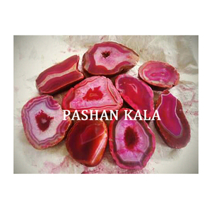 Natural Red Color Agate <b>Coaster</b> <b>Set</b> For Coffee Cup - Product Image 1