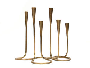 Decoración de boda para jardín, decoración de interior, vela de cono dorado, superventas, alta calidad, gran oferta - Product Image 3