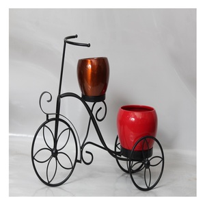 Triciclo de Metal para decoración de mesa de sala de estar, decoración azul claro para el hogar y regalo personalizado, gran oferta - Product Image 4