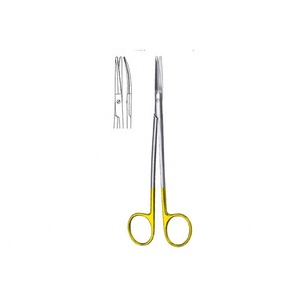 Stella-S Tijeras quirúrgicas manuales doradas con acabado de oro satinado Construcción de acero Dispositivo médico de clase I certificado CE - Product Image 1