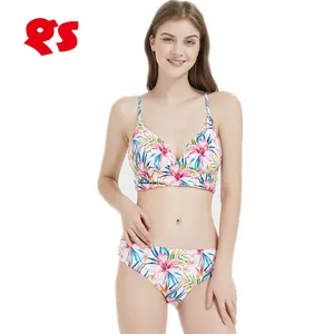 2023 Summer Stylish New Design Women Sexy Beach Bikini Biquini Swimwear Beachwear Floral