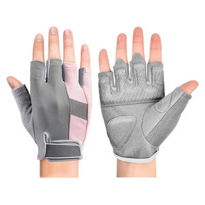 Gants de gymnastique en cuir Spandex de haute qualité Poignets Gants d'entraînement de sport respirants Haltérophilie Fitness Training - Product Image 1