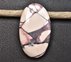 Cabujones de Jaspe de Porcelana Natural de Alta Calidad, Piedras Preciosas Sueltas de Color Rosa, 20-55 mm - Product Image 3