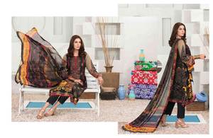 Vêtements d'hiver pour femmes brodés shalwar kameez en viscose de très haute qualité avec broderie très fine - Product Image 2