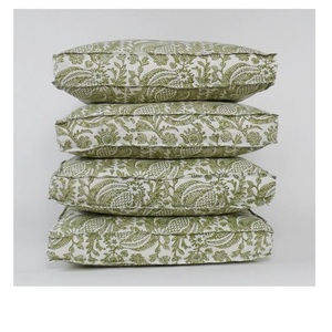 Cojín de caja de Algodón 100% con relleno de algodón, cojín de asiento Natural al por mayor, decorativo, elegante, versátil, elegante, de alta calidad - Product Image 3