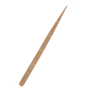 Pince à épiler dorées pour faux cils, 12cm, 1 pièce, crochet de greffage en forme, pincettes, Extension de cils - Product Image 3