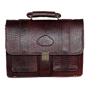 Maletines de piel auténtica para negocios, diseño vintage, 14 pulgadas, venta directa de fábrica, almacenamiento secreto, duradero - Product Image 4