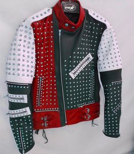 แจ็กเก็ตหนังผู้ชายสำหรับขับขี่ในเมืองแจ็กเก็ตซิปนุ่มสบายสำหรับสภาพอากาศหนาวเย็น - Product Image 2