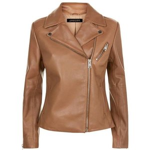 Veste en cuir véritable de haute qualité pour femmes avec logo personnalisé Nouveau style de produit en cuir pour femmes à la mode - Product Image 4