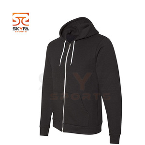 Men's oversized winter <b>thick</b> heavy <b>fleece</b> long sleeve crewneck pullover plain hoodies Sublimation - Product Image 1
