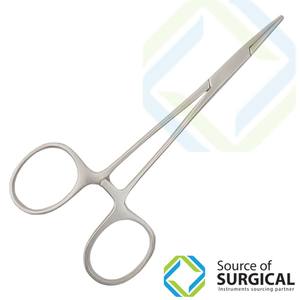 Instruments chirurgicaux manuels à long manche Pince Halstead anti-moustiques en acier inoxydable Base d'outils chirurgicaux - Product Image 2