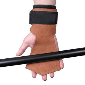 Wrist Wraps Neoprene Cowhide <b>Hand</b> <b>Grips</b> For Palm Protection - Product Image 3
