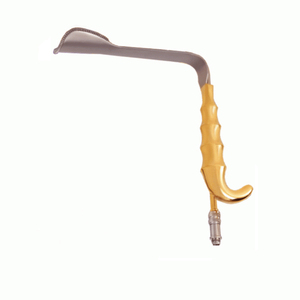 Acero inoxidable japonés Calidad sólida Epstein-Abdominoplastia-retractor-curvada-blada-con-fibra-óptica - Product Image 1