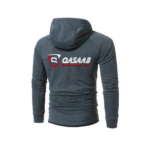 Wholesale Cotton Polyester Long Sleeve Men's Casual <b>Jacket</b> Hoodies Solid-Color Zipper Custom Made Oversize Design Spring Autumn - Product Image 2