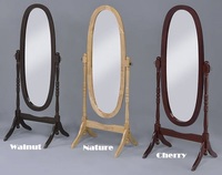 Full Length Swivel Adjustable Oval Wood Traditional Bedroom Wedding New Year Bathroom GlobalOrbit Floor Dressing Standing Mirror