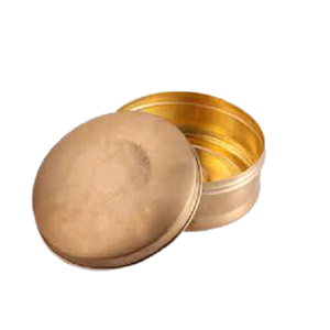 Contenedor Chapati de latón de color dorado de diseñador, caja Roti de forma redonda de la mejor calidad para accesorios de cocina - Product Image 4