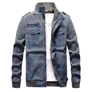 Chaqueta informal de tela vaquera para hombre, el mejor precio al por mayor, 2022 - Product Image 1