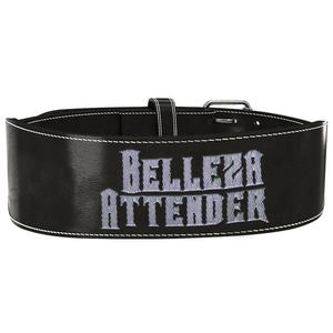 Personalizable 4 \ "Pro Grado Cuero de vaca Gimnasio Cinturón de levantamiento de pesas Hebilla de acero ajustable-Bolsas de energía - Product Image 1