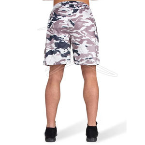 กางเกงขาสั้นกันเหงื่อสำหรับผู้ชายกางเกงวิ่งออกกำลังกายผ้าฝ้าย XS-XL ลายกลางยิมลำลองปรับแต่งโลโก้ได้เป็นมิตรกับสิ่งแวดล้อม - Product Image 4