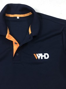 Camisa de Manga Larga de Alta Calidad, Tejida, Formal, de Poliéster/Algodón, con Logotipo Bordado, 200 Gramos - Product Image 4