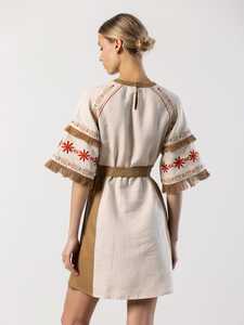 2021 nueva llegada vestido de bordado ucraniano Floral Vintage para mujer diseño Natural ecológico transpirable de alta calidad para - Product Image 3