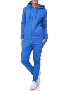 Survêtements d'hiver élégants pour femmes, sweats à capuche et pantalons de jogging, vêtements de sport de couleur unie pour femmes - Product Image 5