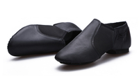 Zapatos de cuero para baile de Jazz, calzado personalizado de piel de vaca con cordones y suela dividida para adultos
