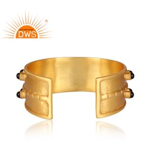 Nouveau Bracelet Manchette en Onyx Noir Naturel Tendance 2026 pour Fabricant de Bijoux de Mode sur Mesure - Product Image 3