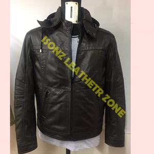 Chaquetas de invierno para hombre de talla grande personalizables, piel de vaca transpirable, forro polar, con cierre de cremallera - Product Image 1