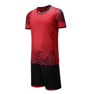 Camiseta de manga corta y pantalones de poliéster con impresión por sublimación personalizada, camisetas de secado rápido, uniformes de fútbol, venta al por mayor - Product Image 5