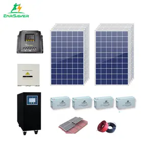 最优惠的价格5kw工厂离网太阳能系统家用1kw 2kw 3kw 4kw 5kw 6kw小型家用太阳能系统