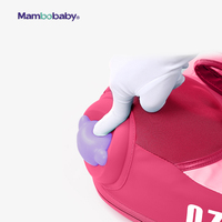 Mambobaby Airplane 07 Flotteur de Bain pour Bébé Non Gonflable avec Canopée, Anneau de Natation, Jouets Aquatiques pour Bébé, Tout-Petits et Enfants