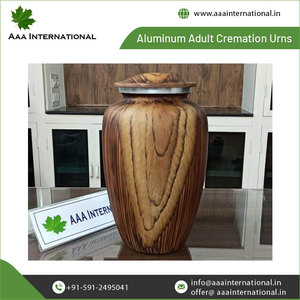 Superbe Design de finition en bois, matériau en aluminium, Collection de cendres, urnes de crémation à bas prix sur le marché - Product Image 3