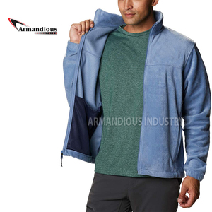 Custom Men's XL High-Collar Winter <b>Jacket</b> Breathable Vintage <b>Puffer</b> Pattern High Cotton Hooded <b>Light</b> Knitted High Fleece Stand - Product Image 3