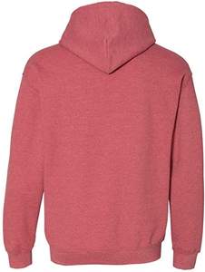 เสื้อฮู้ดสวมหัวยูนิเซ็กซ์กระเป๋าจิงโจ้ผ้าฝ้าย100% พิมพ์ลายแบบทึบพิมพ์ฉลากส่วนตัวได้สำหรับผู้ชาย - Product Image 4