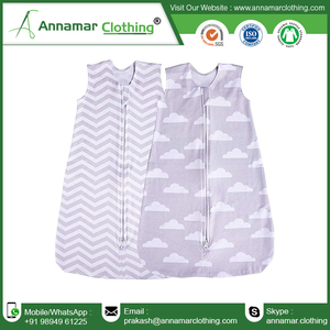 Indian Manufacturer Cotton Baby Sleeping <b>Bag</b> Wholesale Bamboo Breathable OEM muslin <b>toddler</b> sleep <b>bag</b> - Product Image 2